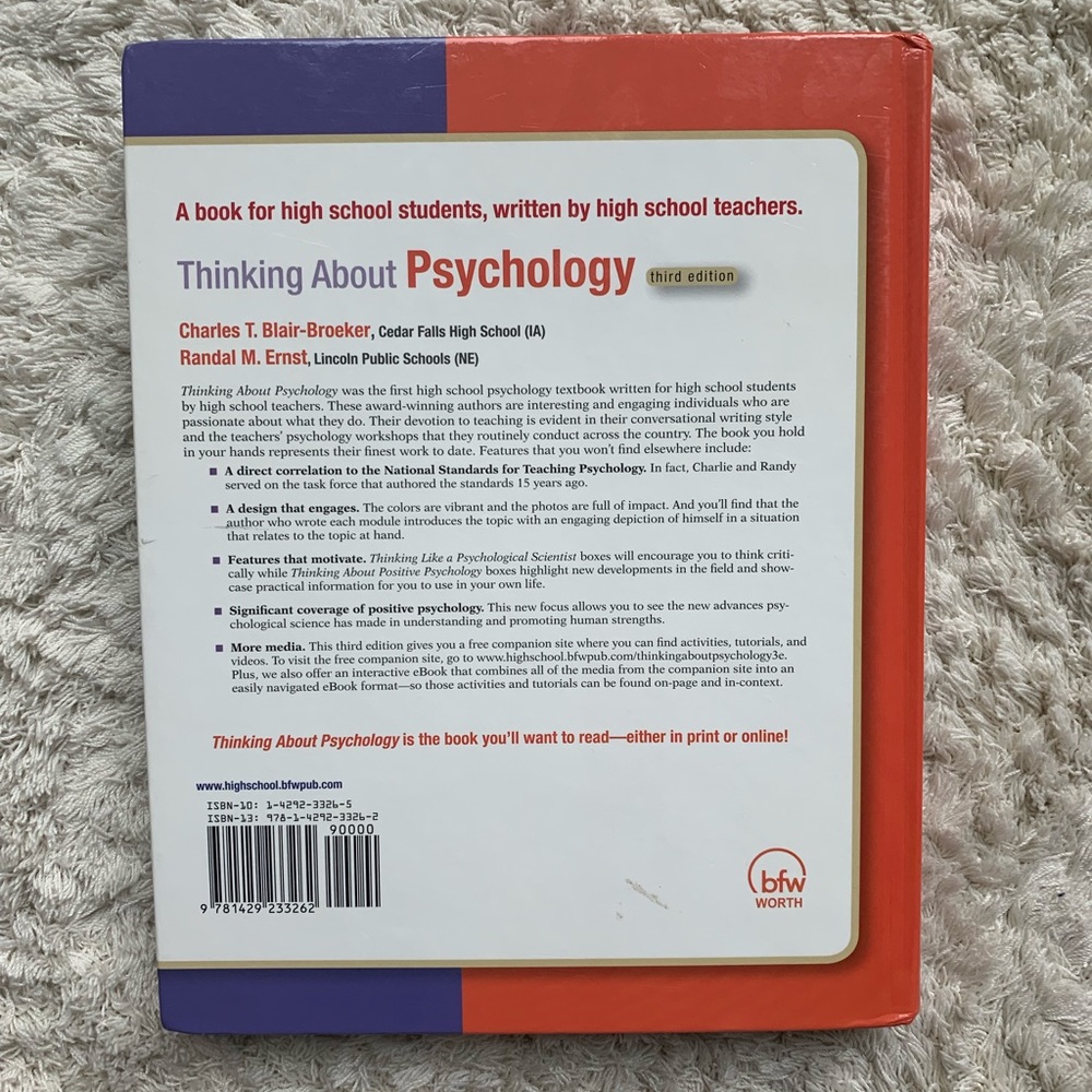 Psychology Textbook - Picture 2 of 4
